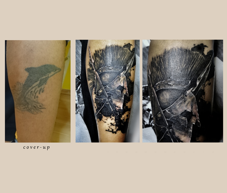 Feines, künstlerisches Tattoo im zarten Stil aus Leipzig