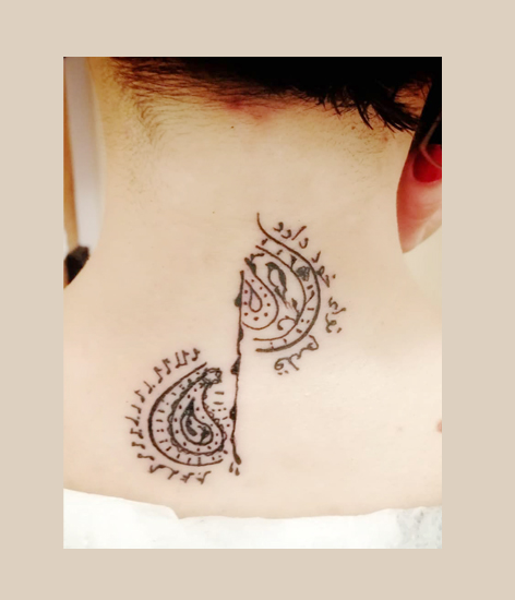 Feines, künstlerisches Tattoo im zarten Stil aus Leipzig