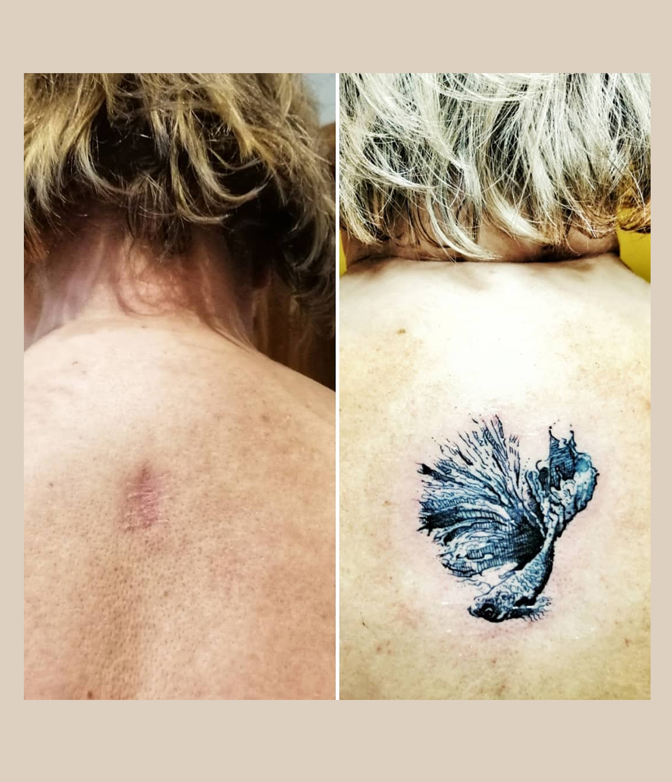 Feines, künstlerisches Tattoo im zarten Stil aus Leipzig
