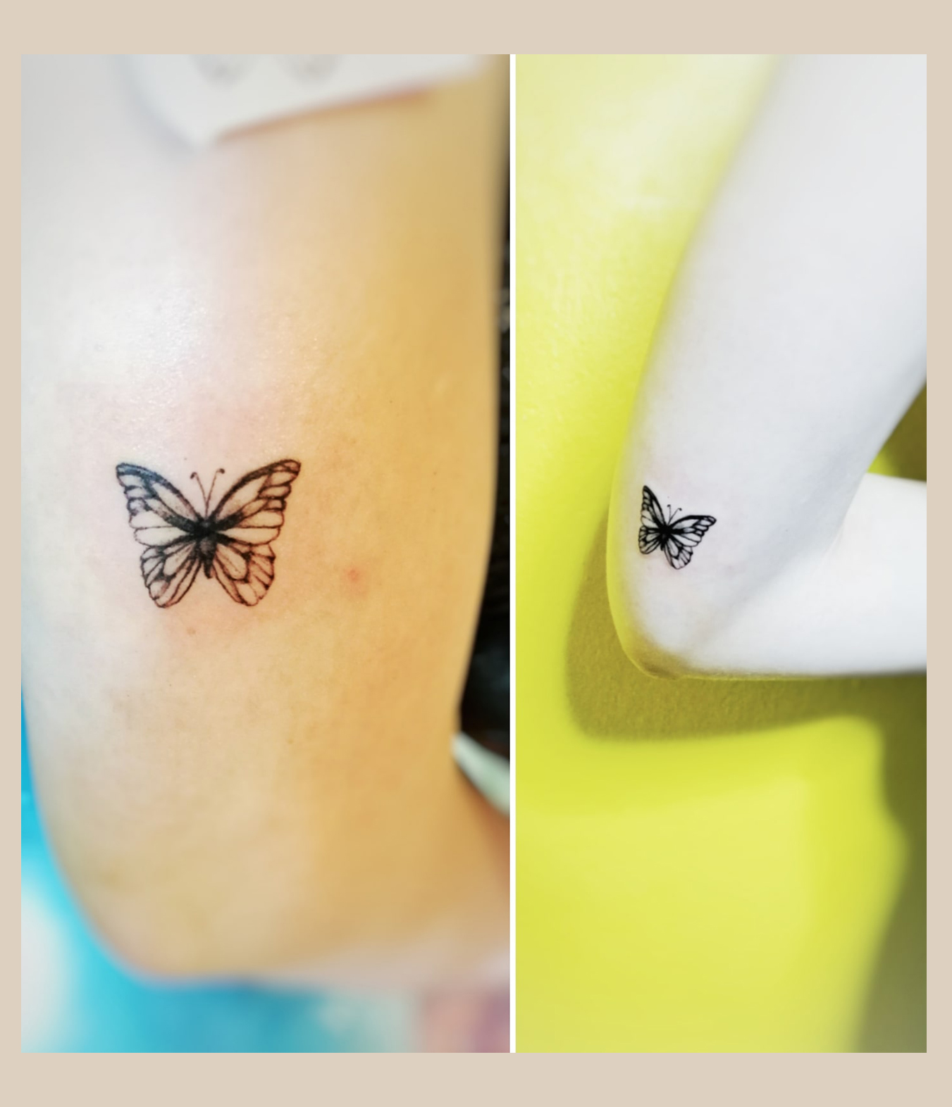 Feines, künstlerisches Tattoo im zarten Stil aus Leipzig